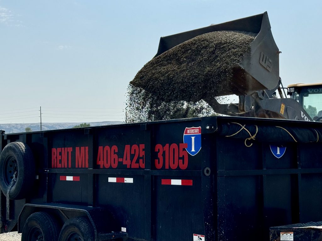 Material Delivery in Billings Montana. Gravel Delivery, Soil Delivery, Mulch Delivery
